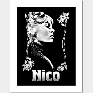 Nico • • Original Retro Fan Tribute Design Posters and Art